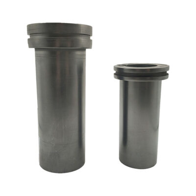 Graphite double ring crucible